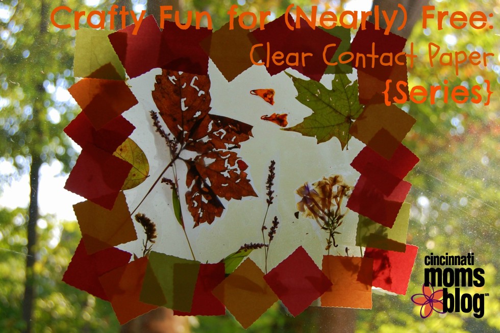 Crafty Fun for (Nearly) Free: Clear Contact Paper {Series}