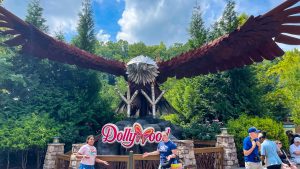 dollywood eagle roller coaster
